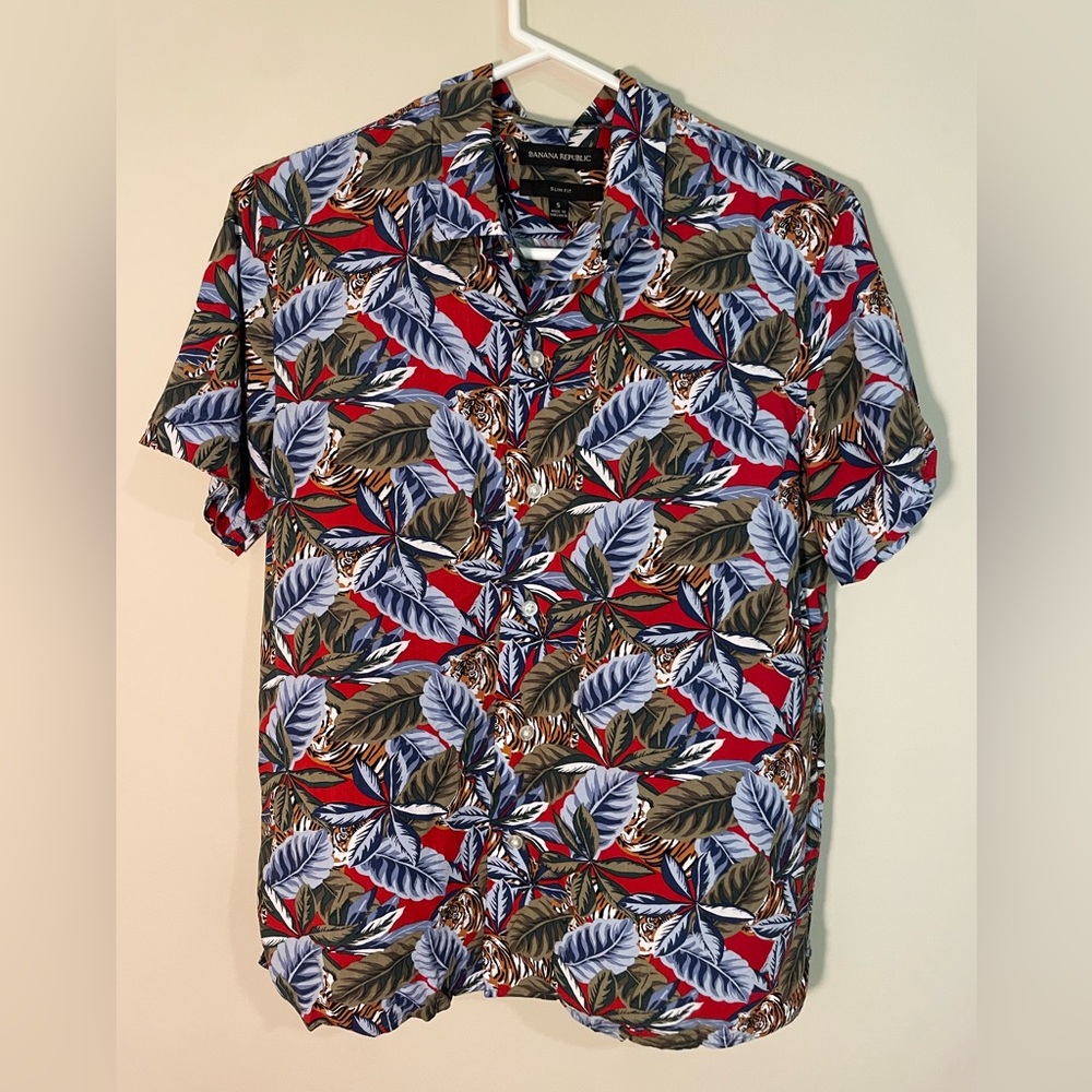 Banana Republic Hawaiian Shirt - Small